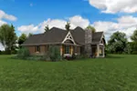Country House Plan Rear Photo 06 - Lynnwood Craftsman Home 011S-0207 - Shop House Plans and More