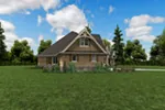 European House Plan Side View Photo - Lynnwood Craftsman Home 011S-0207 - Shop House Plans and More