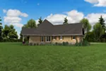 Country House Plan Side View Photo 02 - Lynnwood Craftsman Home 011S-0207 - Shop House Plans and More