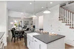 Shingle House Plan Kitchen Photo 03 - Edison Lane Craftsman Home 011S-0210 - Search House Plans and More