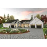 Farmhouse Plan Front of House 011S-0219