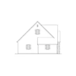 Building Plans Rear Elevation - 012D-6007 | House Plans and More