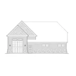 Arts & Crafts House Plan Rear Elevation -  012D-6008 | House Plans and More