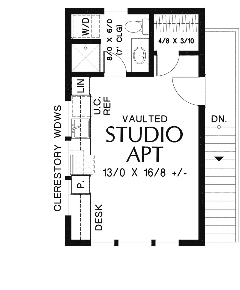 Contemporary Project Plan First Floor 012D-7506