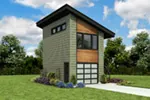 Modern House Plan Front Photo 03 - Frida Apartment Garage 012D-7506 | House Plans and More