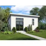 Ranch House Plan Front of House 012D-7510