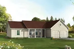 Accented Country Look To This Ranch Plan