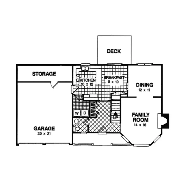 Traditional House Plan First Floor - Elliott Victorian Home 013D-0009 - Search House Plans and More