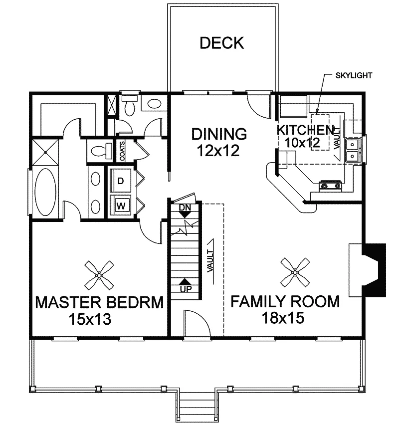 Country House Plan First Floor - Hamlin Park Country Home 013D-0011 - Search House Plans and More