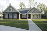 Arts & Crafts House Plan Front Photo 01 - Ellisport Ranch Home 013D-0015 - Search House Plans and More