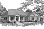 Ranch House Plan Front Image of House - Fruitland Ranch Home 013D-0025 - Search House Plans and More