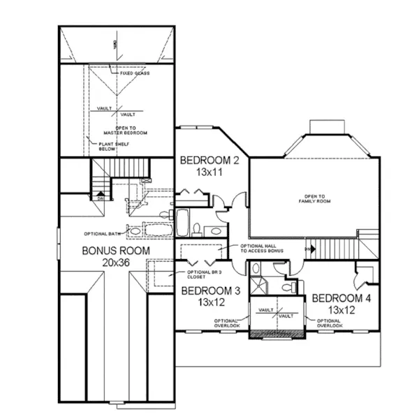 Country House Plan Second Floor - Juliette Traditional Home 013D-0036 - Search House Plans and More