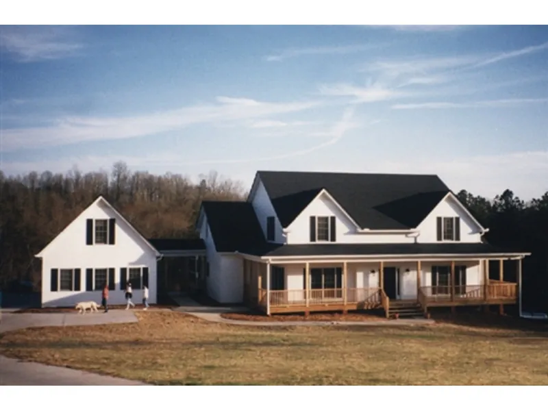 Traditional House Plan Front Photo 01 - Hallberg Country Farmhouse 013D-0042 - Search House Plans and More