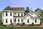 Two-Story With Double Bay Windows And Shingle Accents