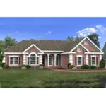 Corner Quoins And Covered Porch Add Curb Appeal To The Front Of This Home