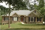 Ranch House Plan Front of Home - Selkirk Country French Home 013D-0053 - Shop House Plans and More
