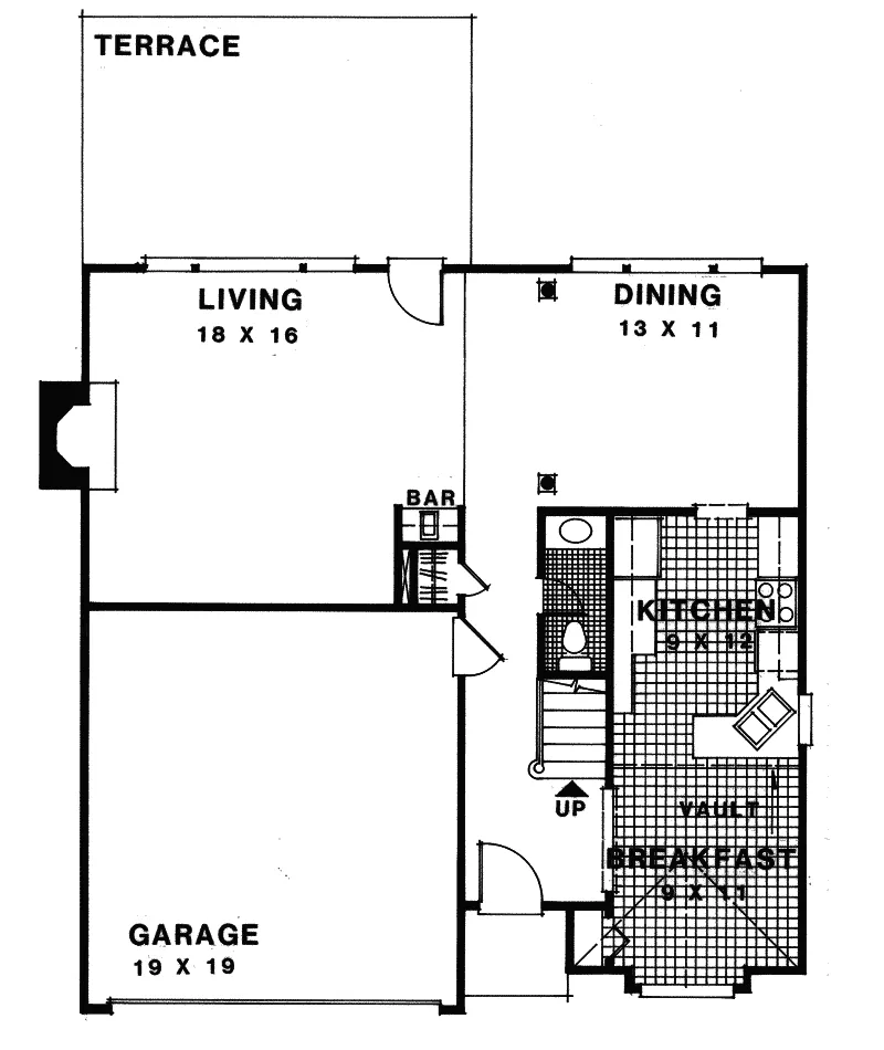 Florida House Plan First Floor - Lucido Traditional Home 013D-0074 - Shop House Plans and More