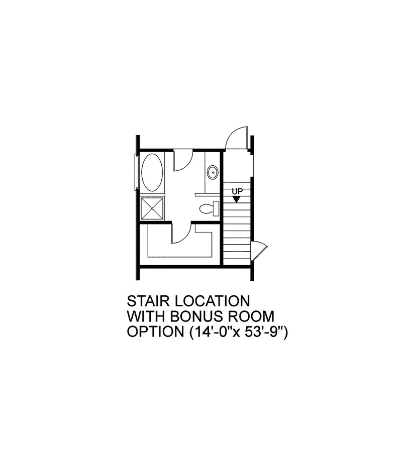 Ranch House Plan Optional Stairs - Mitchell Hill Cottage Home 013D-0077 - Shop House Plans and More