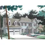 European House Plan Front Photo 01 - Rocky Ford European Home 013D-0089 - Shop House Plans and More