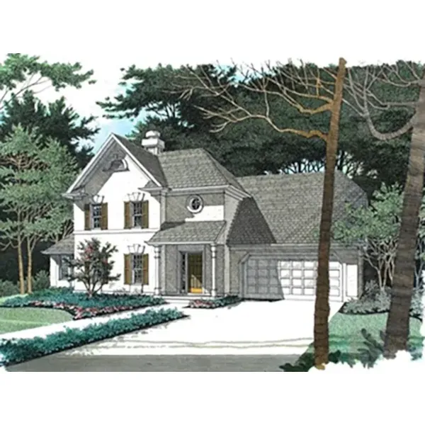 Country House Plan Front Photo 02 - Hamilton Bay European Home 013D-0097 - Search House Plans and More