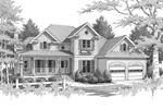Country House Plan Front Image of House - Waverly Hall Traditional Home 013D-0103 - Shop House Plans and More