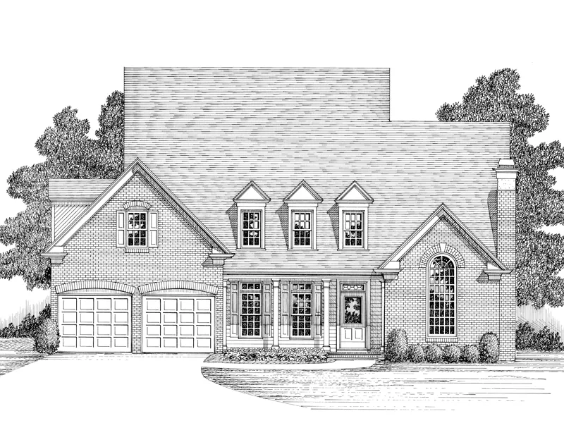 Southern House Plan Front Image of House - Marlow Traditional Home 013D-0110 - Shop House Plans and More