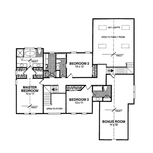 Farmhouse Plan Second Floor - Marley Farm Country Home 013D-0111 - Shop House Plans and More