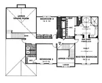 Greek Revival House Plan Second Floor - Live Oak Trace Georgian Home 013D-0114 - Shop House Plans and More