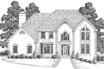 Traditional House Plan Front Image of House - Live Oak Trace Georgian Home 013D-0114 - Shop House Plans and More