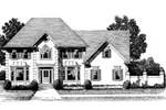 Colonial House Plan Front Image of House - Cannonville Country French Home 013D-0117 - Search House Plans and More