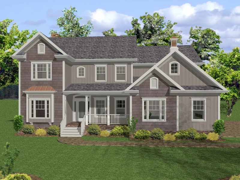 Shingle Style Two-Story Southern Home