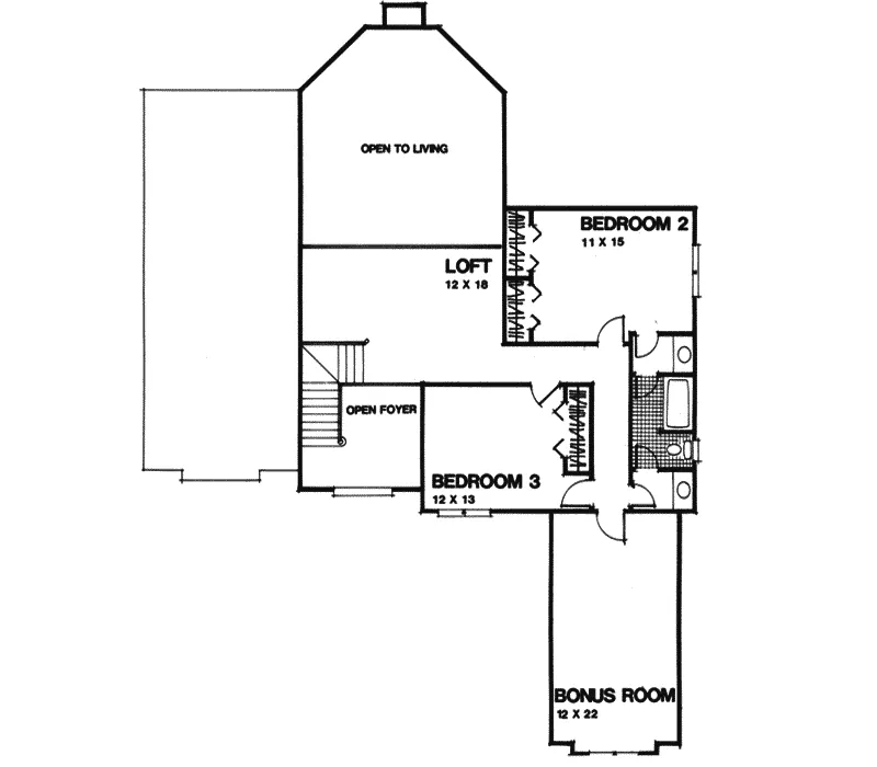 European House Plan Second Floor - Clermont Multi-Story Home 013D-0142 - Search House Plans and More