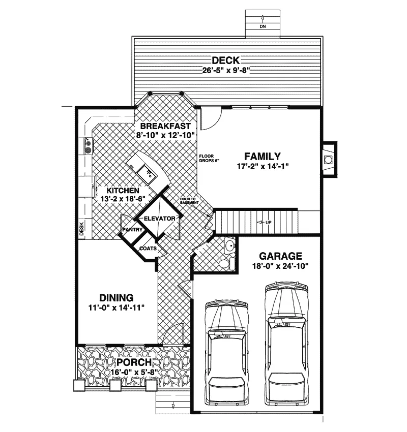 Traditional House Plan First Floor - Newborn Luxury Home 013D-0149 - Shop House Plans and More