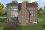 Colonial House Plan Color Image of House - Draketown Craftsman Home 013D-0152 - Search House Plans and More