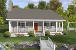 Ranch Home With Deep Covered Front Porch