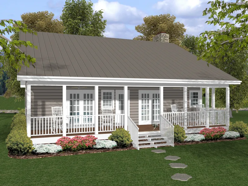 Ranch House Plan Color Image of House - Canton Crest Ranch Home 013D-0154 - Search House Plans and More