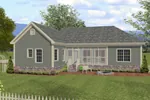 Traditional House Plan Color Image of House - Bogart Shingle Style Ranch Home 013D-0156 - Search House Plans and More