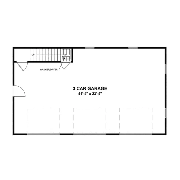 Southern House Plan First Floor - Sandon Unique Apartment Garage 013D-0163 - Shop House Plans and More