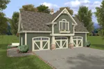 Two-Story Craftsman Style Apartment Garage With Planter Box 