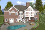 Ranch House Plan Color Image of House - Flatrock Hill Ranch Home 013D-0167 - Search House Plans and More