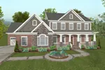 Two-Story Craftsman Style Home With Covered Front Porch