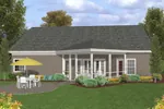 Traditional House Plan Color Image of House - Dixonville Craftsman Home 013D-0175 - Search House Plans and More