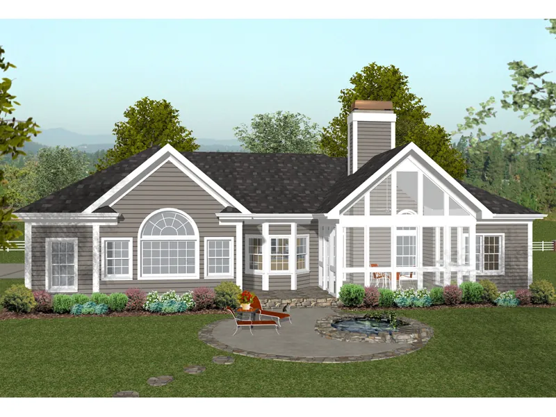 Traditional House Plan Color Image of House - Ridgegrove Traditional Home 013D-0177 - Shop House Plans and More