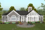 Ranch House Plan Color Image of House - Ridgegrove Traditional Home 013D-0177 - Shop House Plans and More