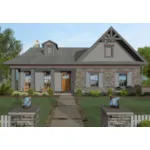 Rustic House Plan Front of House 013D-0203