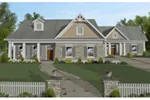 Arts & Crafts House Plan Front of House 013D-0204