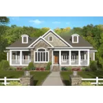 Shingle House Plan Front of House 013D-0206