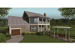 Traditional House Plan Rear Photo 01 - Doe Ridge Craftsman Home013D-0207 - Shop House Plans and More