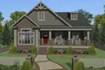Ranch House Plan Front of House 013D-0210