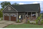 Ranch House Plan Rear Photo 01 - Laughlin Run Craftsman Cottage 013D-0210 - Shop House Plans and More